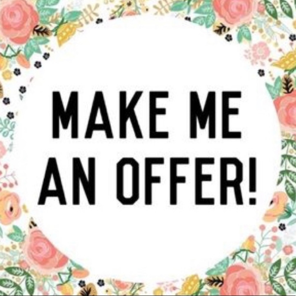 Like the item but not the price? Make me an offer!